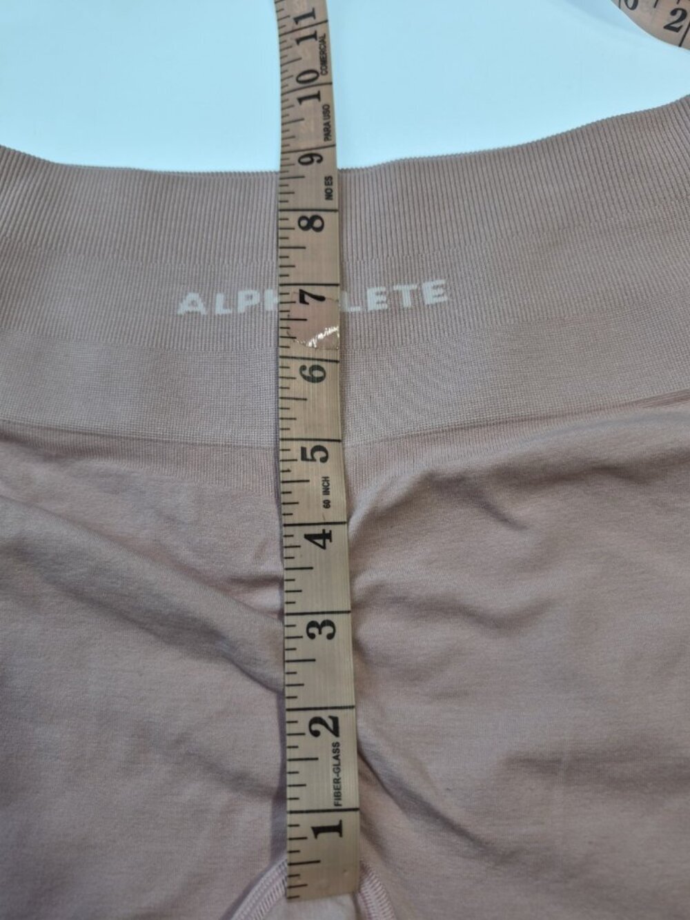 Alphalete Amplify Seamless Scrunch Leggings Pink Mauve High Rise Small - Picture 7 of 9